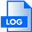 LOG File Extension Icon 32x32 png